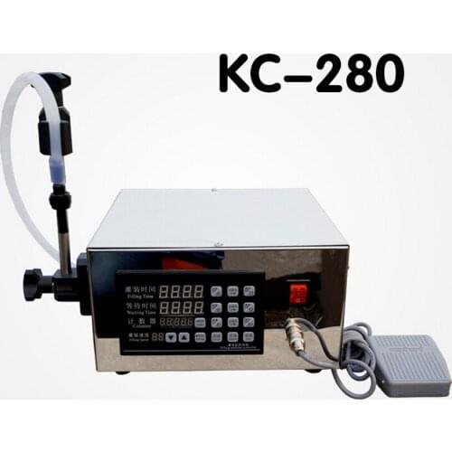 1 PC KC-280 Electric CNC Semi-Automatic precision liquid filling machine filling machine corrosion NC