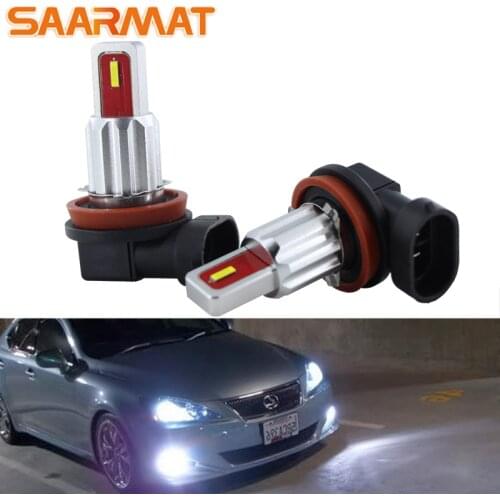 2PCS H8 H11 for Lexus IS250 ES250 RX270 GS300 LS430 NX200t CT200 12V car front fog light 2000LM 10W white fog light