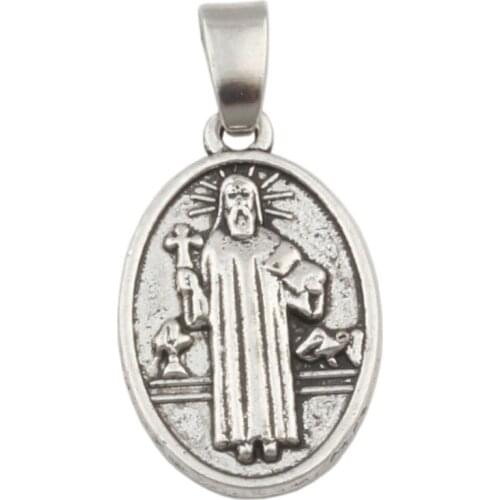 Jesus Christ Religion Zinc alloy Charm Pendants Jewelry DIY Fit Bracelets Necklace 50Pcs/lot 15.5x25mm A-440