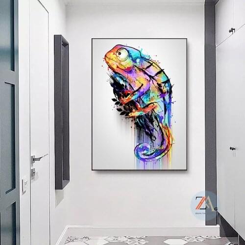 Abstract animal fish works art works modern abstract family living room bedroom decorative painting