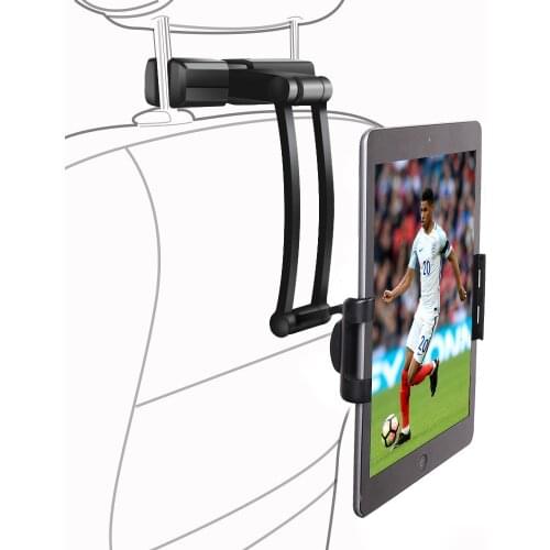 Aluminum Tablet Car Holder For iPad Air Mini 2 3 4 Pro 12.9 Back Seat Headrest 5-13 Inch Tablet Phone Stand for Iphone X 8