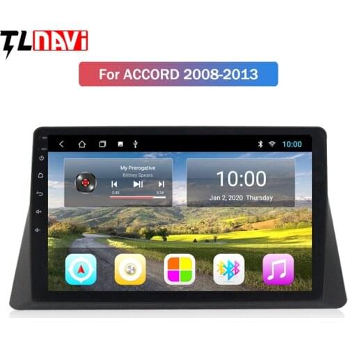 2G RAM 10.1inch Android 10 Car GPS Navigation For Honda accord 2008-2013 Support Stereo Audio Radio Video