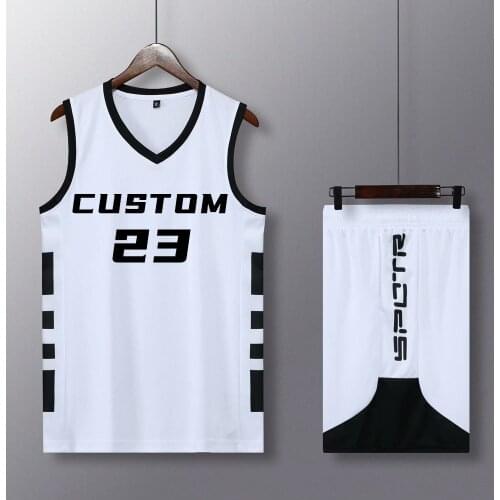 Kids Adult Basketball Clothes Women & Men Basketball Jersey Set Child Shot Basket Uniform Basketball Shirt & Shorts Sports Suit