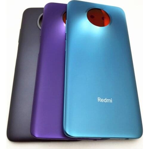 For Xiaomi Redmi Note 9 5G Battery Cover Back Panel Rear Housing Case Replacement Parts With Power Volume button