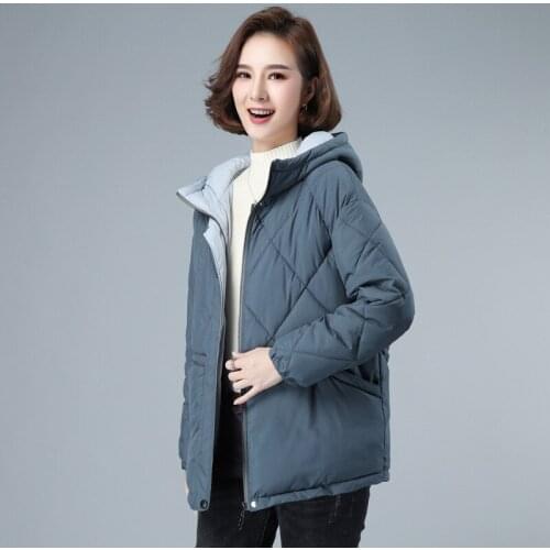 Cotton women Korean version of cotton clothing winter loose thickened cotton wool fashion jacket
