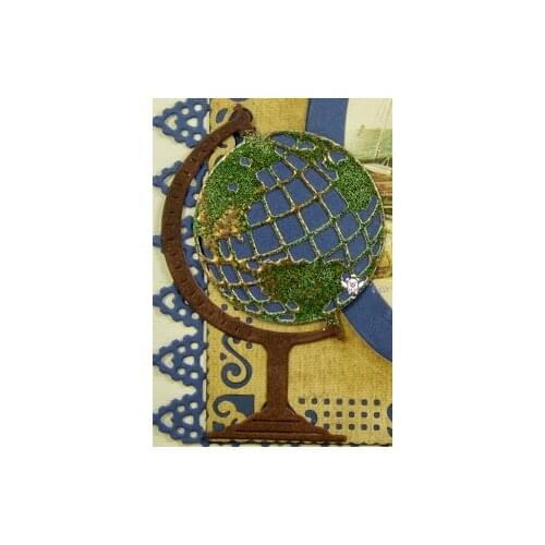 Mmao Crafts Metal Steel Cutting Dies New Globe decoration Stencil For DIY Scrapbooking Paper/photo Cards Embossing Dies