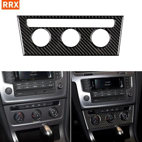 For VW Golf 7 GTI R GTE GTD Mk7 2013-2017 Air Conditioning Panel Sticker Center Console Switch Button Cover Trim Car Styling
