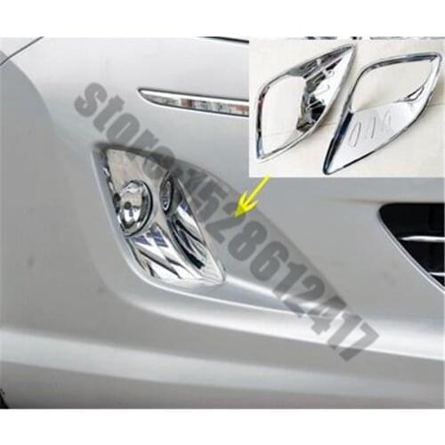For Peugeot 408 2010-2013 ABS Chrome Front+Rear headlight Lamp Cover Fog light Lamp Cover Trim Car Styling