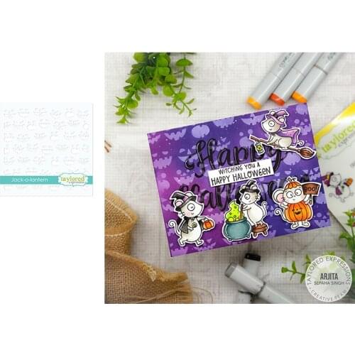 New 2021 Halloween Pumpkin Lantern Stencil Diary Scrapbooking Easter Craft Engraving Making Stencil Embossing Template Albums