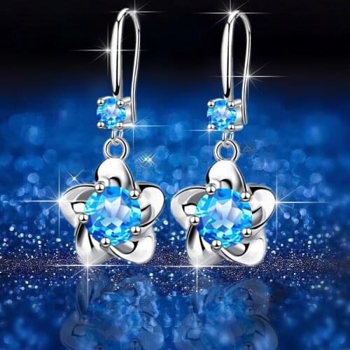 New Fashion Diamond Earrings Women High-end High Quality Crystal Zircon Mid-length Tassel Simple Drop Hook Earrings Jewelry Gift