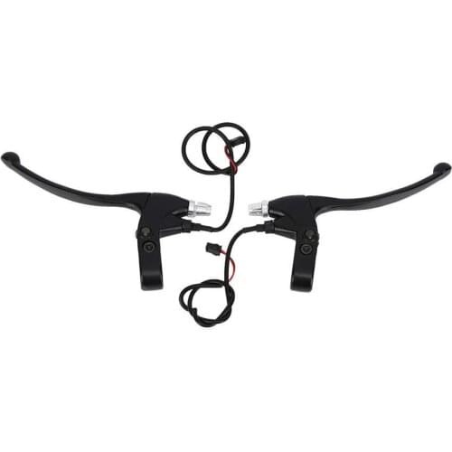 E-bike Motor Pair Aluminium Thicken Brake Lever Handle for Electric Bicycle Scooter Bike Electric Bicycle Accessories