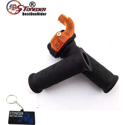 STONEDER 22mm Twist Throttle Handle Grip For 2 Stroke 43cc 47cc 49cc Mini Dirt Scooter ATV Quad 4 Wheeler Crosser Pocket Bike