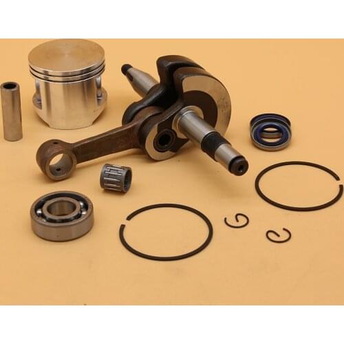 Crankshaft Bearing Oil Seal & BIG BORE 48/50mm Piston Set For HUSQVARNA 365 362 371 372 XP Garden Chainsaw Engine Spare Parts