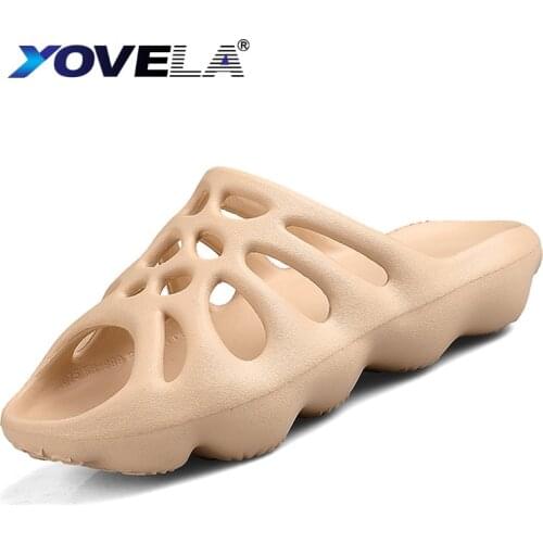 Summer Fashion Design Men Slippers Indoor Home Unisex Casual Shoes Anti-slip Slides High Quality Beach Men Flip Flops Sandals 46