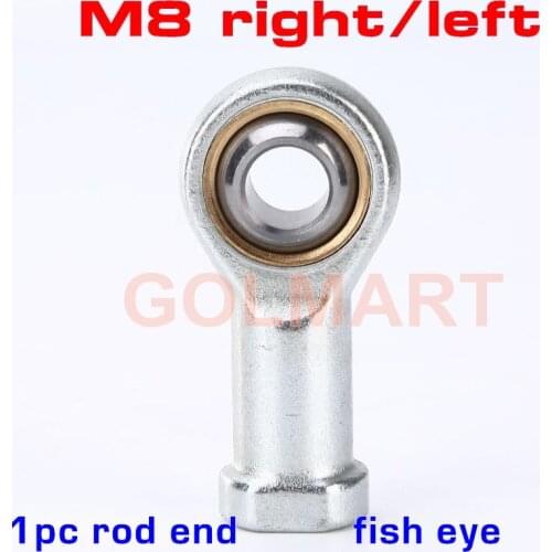 SI8T/K M8 hole 8mm metric fish eye Rod Ends bearing female thread ball joint bearing right hand Auto Damper Oscillating