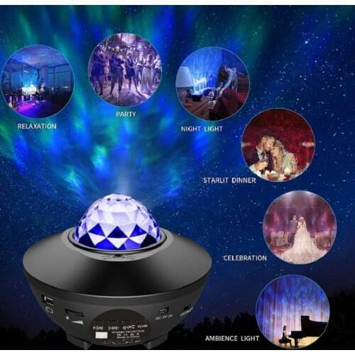 Led disco lights laser show system USB remote magic ball for kids room cheap night club lights Christmas lights