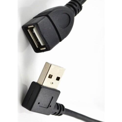 USB A female to USB A Male right angle adapter cable FM,3m