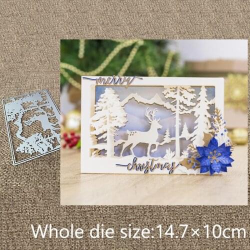 XLDesign Craft Metal Cutting Dies stencil mold Nordic Reindeer decoration scrapbook Album Paper Card Craft Embossing die cuts
