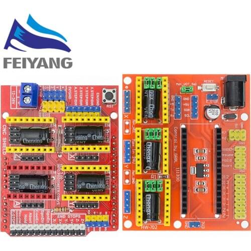 10PCS New CNC Shield V4 shield v3 Engraving Machine / 3D Printer / A4988 Driver Expansion Board for arduino Diy Kit