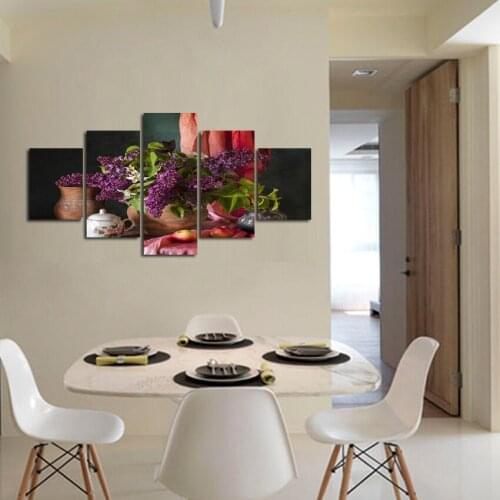 2018 5 Piece Unframed diy digital print by numbers on canvas wall home decoration paint unique gift craft picture