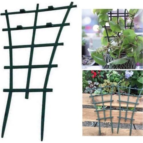 5Pcs Plastic Garden Climbing Plant Pot Support Rack Flower Leaf Vines Trellis For Garden Vines Holding Pot Holder Rack Flower