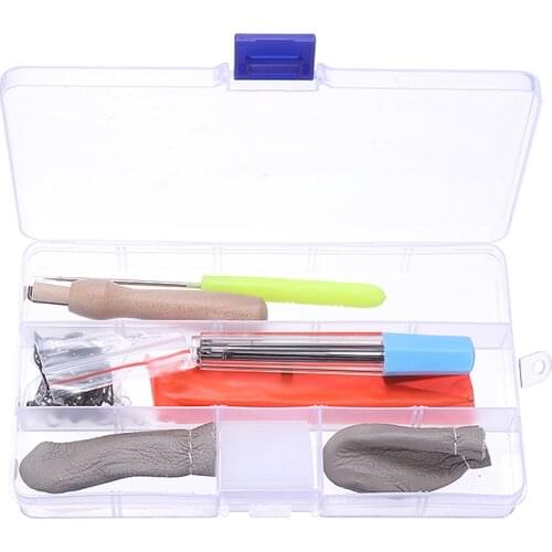 8 Colors Wool Felt Craft Kit DIY Yarn Wool Felting 50PCS Needle Felting Starter Set Household Sewing Package Handmade Craft