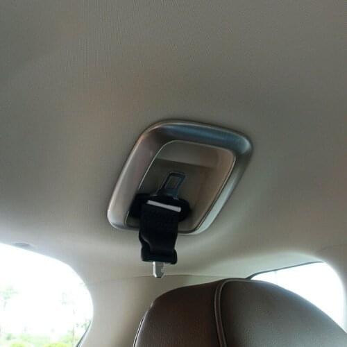 For Proton X70 2018 2019 Stainless Steel Accessories Seat Safety Belt Frame Panel Decoration Cover Trim Car Styling