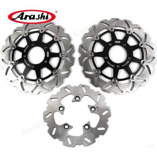 Arashi 1 Set 290 / 220 mm CNC Front Disc Rear Brake Rotors For SUZUKI SV 650 S SV650S 2003 2004 2005 2006 2007 2008 2009 SV650