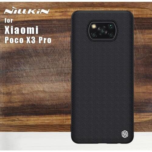 Nillkin For Xiaomi Poco X3 Pro case Back Cover Textured full 360 Fiber Protective case for Poco X3 Pro