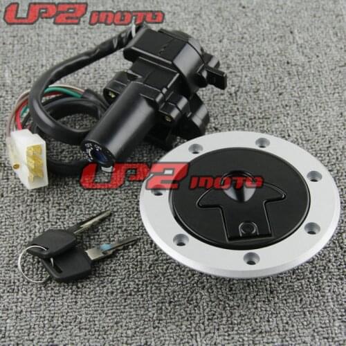 For Kawasaki ZZR400 ZZR600 1993-2006 Lock Full Vehicle Lock motorcycle ignition Switch Lock Key Gas Tank Cap Cover