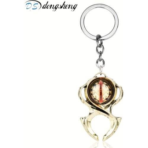 Dongsheng Diablo 3 Keychain Watchmen Guardian Jinx Blizzard Key Chains Horadrims Amulet Key Chains Keyrings for Cosplayer Gift