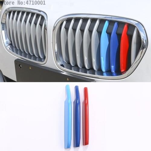 ABS Chrome Car Head Front Grill Strips Trim For BMW 2 Series 218i Sport Model F45 F46 2015-2017 Car-styling