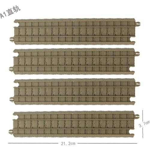 P018 R1 21.2cm Straight track 4pcs/set Track General EMU train track scene game model essential accessories kids train toys