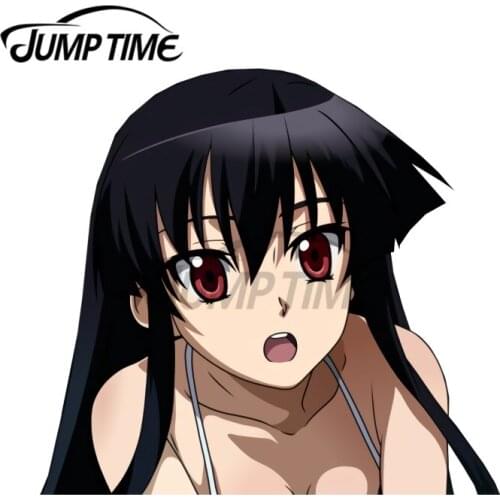 JumpTime 13 x 10.2 cm For Akame Akame Ga Kill VAN Bumper Window Car Stickers Waterproof Personality Decal Anime Vinyl Car Wrap