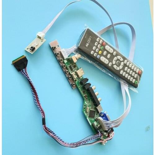 Kit for LP156WD1 TL 1600x900 40pin VGA TV AV LVDS HDMI Controller Doard Display Screen Audio USB Panel Remote LED LCD Monitor