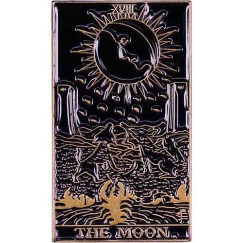 The Moon Tarot Hierophant Pins Spiritual Divination Fortune