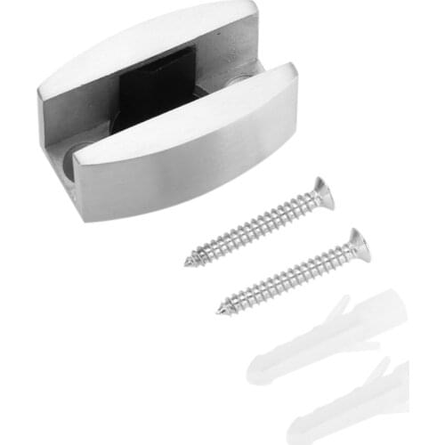 Slide Rail 304 Stainless Steel Sliding Door Guide Bottom Guides Replacement Tools For 8-14mm Frameless Sliding Glass Doors Hardw