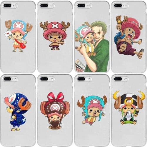 One Piece Figure Tony Tony Chopper Cover Case for Xiaomi Redmi Note 9 9S 9A 9C 8T 8 7 6 5 4 Pro Max Prime