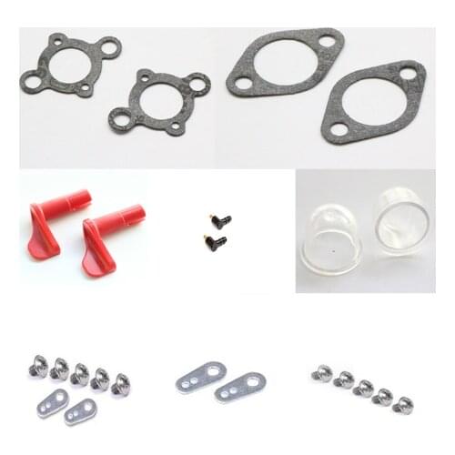 Carburetor Gasket/Handle/Pump Membrane/Pull Tab Screw Kit Parts for 997 998 1191 Carburetor for Hpi Rovan Km Baja Losi 5ive T