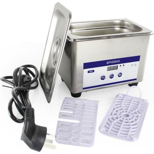 Ultrasonic Cleaner Stainless Steel Washing Bath Machine Glasses Jewelry Watch Denture Mini Ultrasound Wave Cleaning Tank