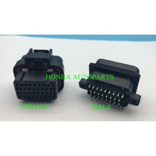 1 PCS 4-1437290-0 3-1437290-9 34 Pin Way TE 2-6447232-3 Male and female ECU PCB Automotive Connector For Motec Haltech plug