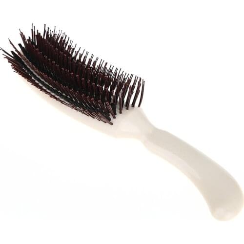 1pc Scalp Massage S Shape Fluffy Hairdressing Make-up Comb Scalp Massage Comb Hair Brush for Women