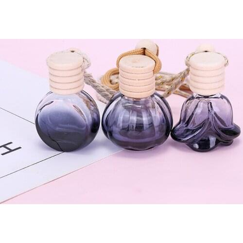 10/30pcs Car Air Freshener Perfume Bottle Aromatherapy Fragrance Essential Oil Diffuser Hanging Perfume Pendant