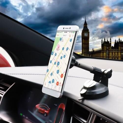 Car Phone Tablet Holder Multifunction Rotating 360 Telescopic Magnetic Air Vent Mount Dash for iPhone Samsung Huawei Xiaomi GPS