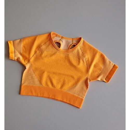 Seamless Sports Suit Female Workout Clothes Sports Short Sleeve Top High Waist Gym Leggings Fitness Running Women Sportwear