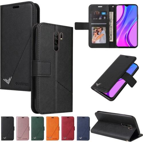 Case For Redmi 9 9A 9C 8 8A 7A Note 9 9s 9 pro 8 pro 8T K20 Flip Leather wallet case For xiaomi poco X3 Nfc note10 10T pro A3