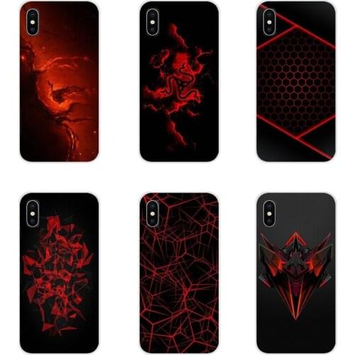 For Xiaomi Redmi Note 3 4 5 6 7 8 Pro Mi Max Mix 2 3 2S Pocophone F1 Abstract Red Vitesse Gaming Accessories Phone Cases Covers