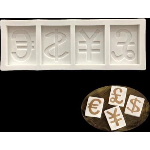 Fondant Baking Mold Symbol Fondant Silicone Chocolate Cake Decoration 15-559