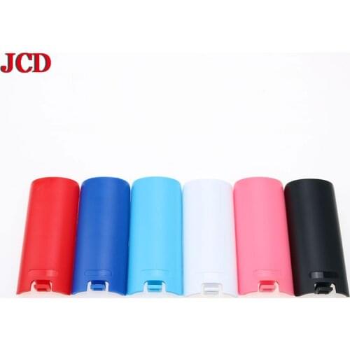 JCD Wireless Battery Back Door Cover Shell For Nintendo Wii Right Controller Case Game black white