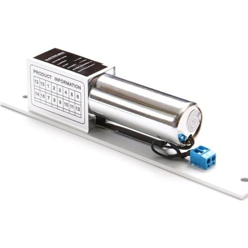 Best DC 12V Electric Drop Bolt Door Lock 2-Lines Magnetic Induction Auto Deadbolt Locks Security Door Access Control Systems